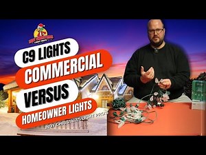 COMMERCIAL vs. HOMEOWNER C9 Christmas Lights: Which is Best for You? | Detailed Comparison & Review