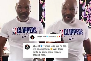 Mike Tyson training clip leaves The Undertaker in awe as 50 Cent says former champ 'looks like he can win another title'