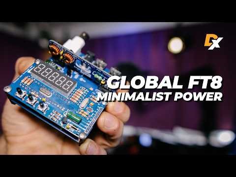 QRPGuys FSK Digital Transceiver III: Global FT8 Contacts on Minimalist Power