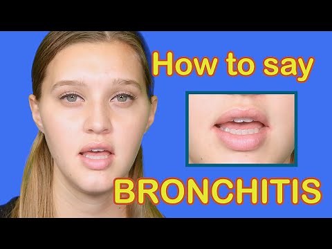 How To Pronounce BRONCHITIS + IPA [American English Pronunciation] ESL