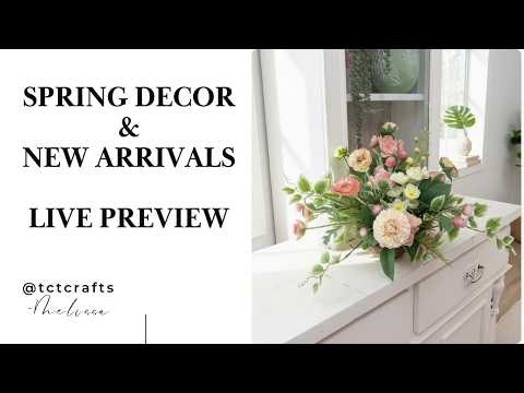 New Spring Arrivals + Live Floral Design | Let’s Create Something Beautiful