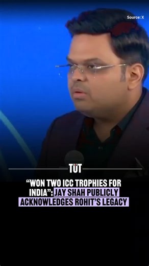 The Ultimate Trolls on Instagram: "BCCI Secretary Jay Shah lauded Rohit Sharma’s leadership during an event, saying he still addresses him as captain since India lifted two ICC trophies under his command. Source: X Follow @the_ultimate_trolls_ for more trending, reels, viral, india, jay shah, rohit sharma, cricket"