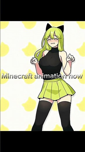 Minecraft now vs then animation #minecraft #minecraftanimations