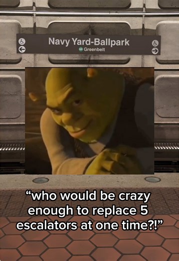 Welcome to t̶h̶e̶ ̶j̶u̶n̶g̶l̶e̶ Navy Yard station where you 🫵 now have 5 brand ✨spankin✨ new escalators! 😎 Shoutout to our team who crushed the install, reopening the Half Street entrance 33 days early and just in time for all the fun & games at Nationals Park and Audi Field. @Washington Nationals @d.c. united @Washington Spirit #washingtondc #dcmetro #wmata #metro #dmvtiktok