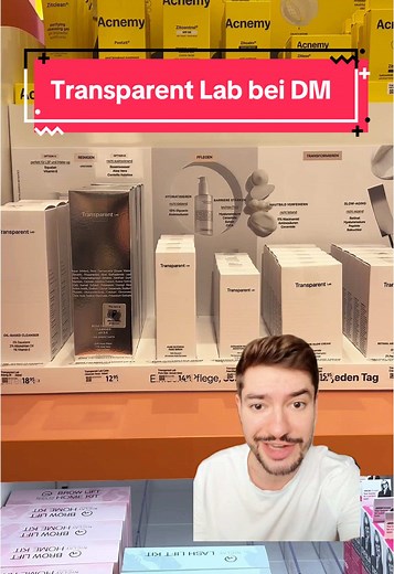 Neue Skincare Marken bei DM: Transparent Lab & Acnemy