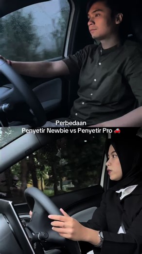 yang satu deg-degan, yang satu udah auto pilot. maklum newbie jam terbang dua minggu🤧🙏🏻 #drivinglife #grandprize