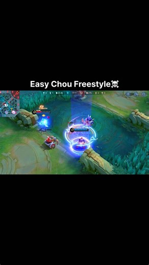 Easy Basic Chou Freestyle🔥☠️#mobilelegends #chou