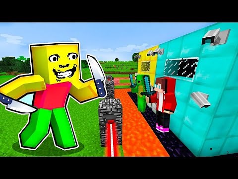 STRICT DAD contre la maison la plus sécurisée - Gameplay Minecraft par Mikey et JJ Maizen