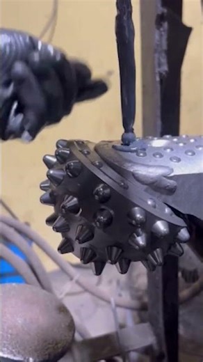 Installation of bearings for roller bits #drillingtools #foundationdrilling