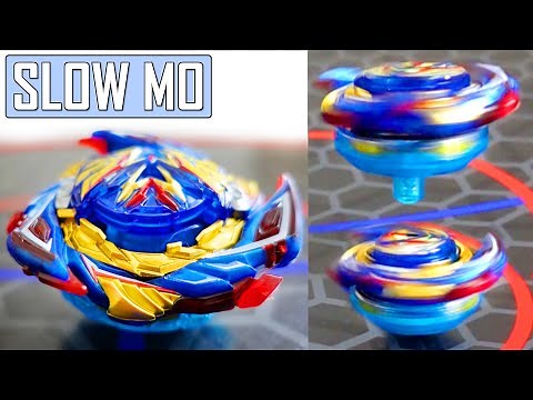 SHOT DRIVER ACTIVATING IN SLOW MOTION! B-187 Savior Valkyrie in Slow Motion! Beyblade Burst DB