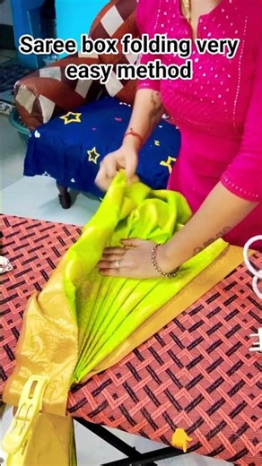 #saree box folding beginner friendly method