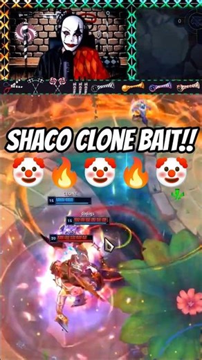 Wrong Shaco! 😵 CLONE/FIRE BAIT (League Arena Outplay)