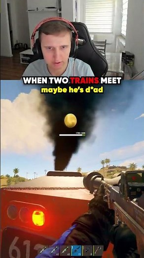 Whem Two trains Meet 🚂😳 #rust #shorts #trausi