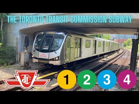 TTC SUBWAY IN ACTION AT ALL STATIONS