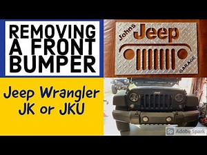 How To Remove a Jeep Wrangler Front Bumper