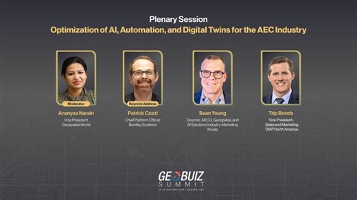 Optimization of AI, Automation, and Digital Twins for the AEC Industry | GeoBuiz Summit 2026 | Stephanie Soquet