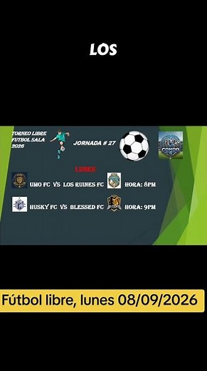 Fútbol libre, lunes 08/09/2026 #futbol #cancha #altavista