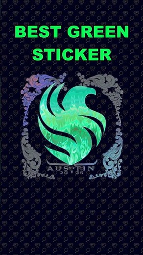 BEST GREEN STICKER IN THE GAME NOW??