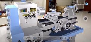 Train Safely on the Virtual Lathe Machine - EON Reality - AI Assisted XR-based knowledge transfer for education and industry