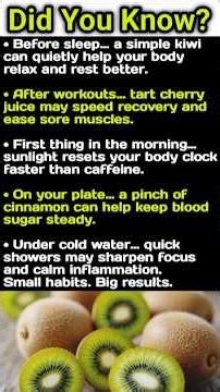 Simple Habits With Powerful Results 😳