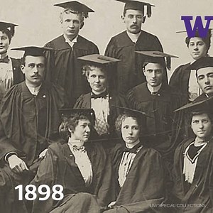 As we gear up for the University of Washington's 143rd Commencement, here's a quick look back at past ceremonies — from the 1800s to the 1950s. | University of Washington News