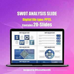 Analyse SWOT丨Modèle Powerpoint SWOT丨Planification stratégique d'entreprise丨Modèle de présentation丨Powerpoint d'entreprise - Etsy France