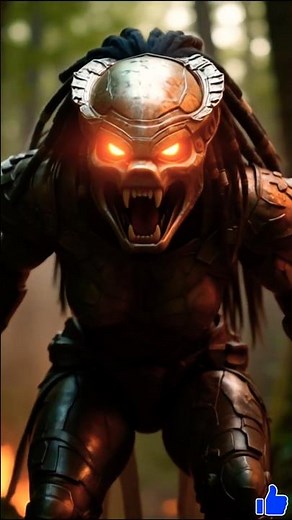 PREDATOR Yautja QUEEN 👑 IN The Forest | #4K #shorts #predator #yautja #predatorbadlands #avp #prey