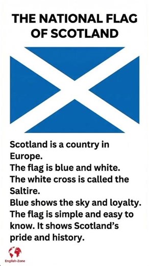 Scotland Flag | English Zone