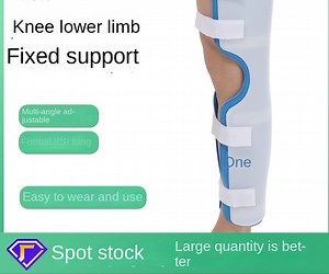 [Hot Item] Adjustable Fracture Fixation Ankle Foot Orthosis Brace Lower Extremity Protector Splint Leg Knee