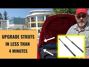 Tesla Model 3 Front Trunk Strut Upgrade in less than 4 minutes