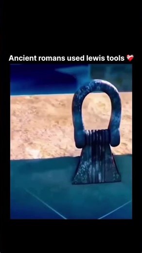Ancient romans used lewis tools 🧰