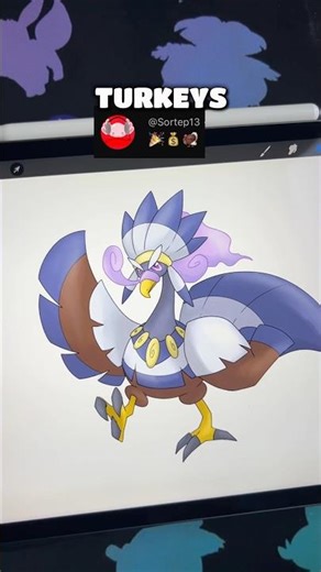 Creating a TURKEY POKÉMON for THANKSGIVING!