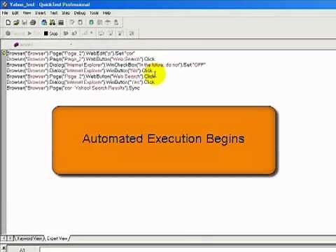 HP ALM /Quality Center 8 : Run Automated Test Case
