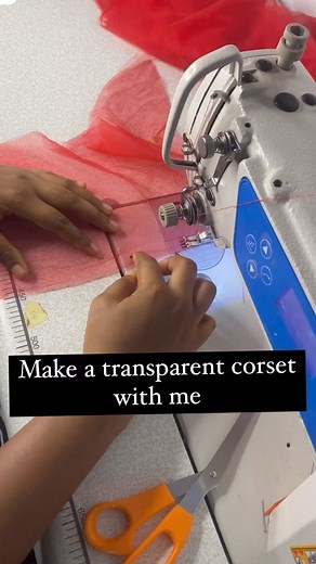 How to make Transparent Corset By @apparelsbyoyin | Ankaragrid NG