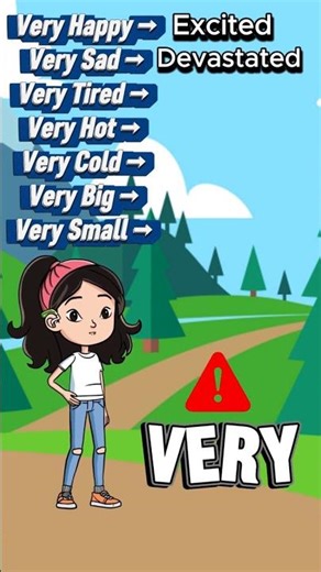 Upgrade Your English Vocabulary: 7 Alternatives to "Very" #speakingeveryday