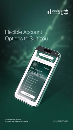 ✨ Flexible Account Options to suit you. 👉 Explore now at www.tradershub.ae #Forextrading TradersHub