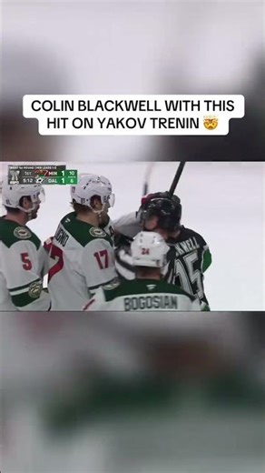 Colin Blackwell’s hit on Yakov Trenin.