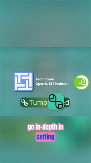 Technitium on Podman: OpenSUSE Tumbleweed Setup Guide #shorts