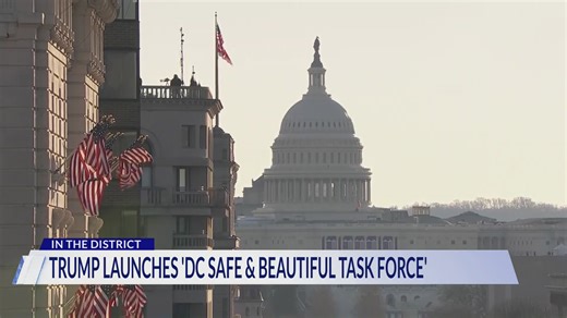 President Trump commissions new task force to fight crime in DC