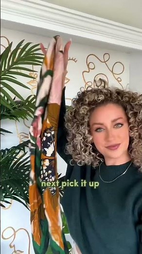 How To Do A Simple Silk Scarf Headband Tutorial