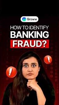 How to identify banking fraud?
