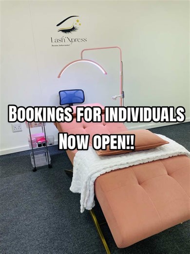 Individual Lash Extensions Bookings Now Open!