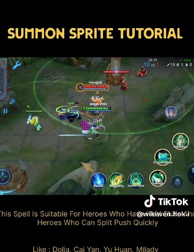 Summon sprite tutorial by moon.vyky #HonorofKings #HokStudio #Hok