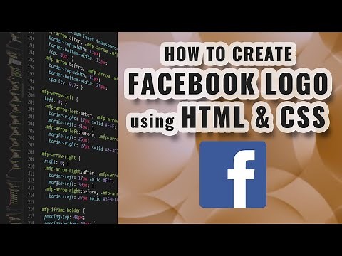 How To Create Facebook Logo Using HTML and CSS - TianDev