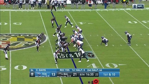 Derrick Henry goes over 1K rushing yards in '20 on strong first-down run