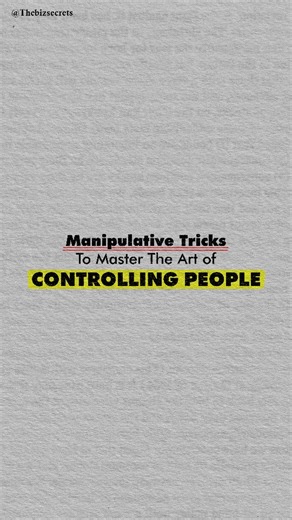 38 reactions · 6 comments | Control is rarely about force. It’s about...