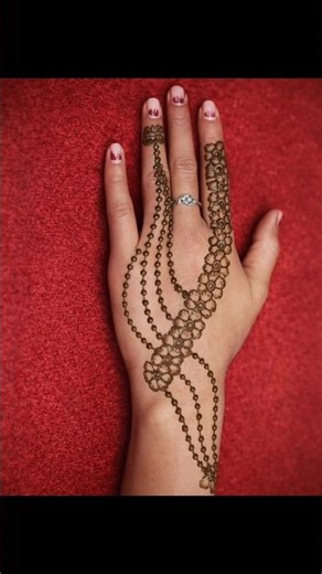 Very Simple Back Side Mehndi Design | Easy & Beautiful Mehndi for Beginners