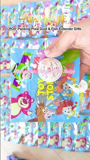 POV: Packing Pixie Dust & Fish Extender Gifts for Disney Cruise Adventure ⚓️💙🌊 #disneycruise