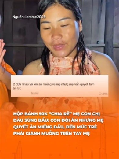 Chỉ vì bánh 50 nghìn mà tình mẹ con của chị dâu Sùng Bầu bị “chia rẽ”??? #yan #yan45s #tiktoknews #chidausungbau