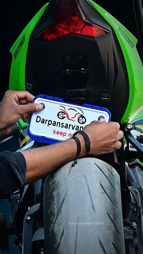 Darpansarvan store on Instagram: "Number Plate Frame CNC Aluminium Universal Fit Front And Rear Available Now Limited Stock #newproduct #numberplate #darpansarvanstore #newreel #zx6r"